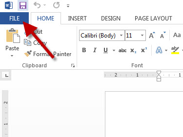 วิธีตั้ง Save word2013 อัตโนมัติ