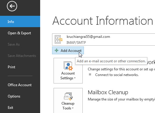 add Account