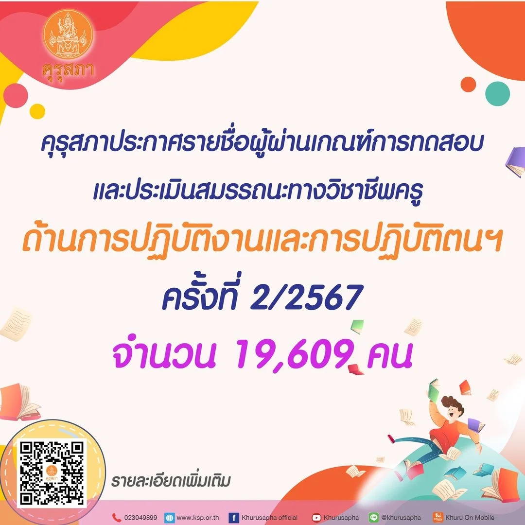 รายชื่อผู้ผ่านเกณฑ์การทดสอบและประเมิน รายชื่อผู้ผ่านเกณฑ์การทดสอบและประเมิน