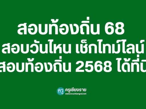 ระเบียบและการแต่งกายในการสอบครูผู้ช่วย 2568