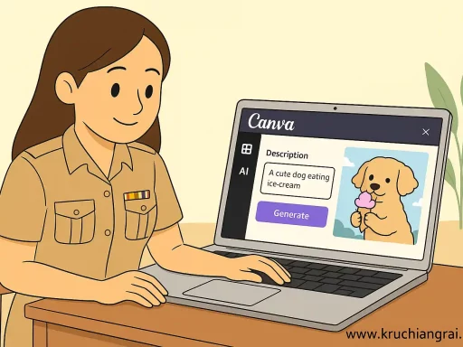 Canva AI สำหรับครู ใช้งานอะไรได้บ้าง และประโยชน์ต่อนักเรียน การศึกษาไทย