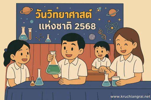 แจก 10 คำถามกิจกรรมวันวิทยาศาสตร์ พร้อมเฉลย 2568
