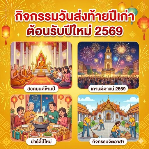 กิจกรรมวันส่งท้ายปีเก่าต้อนรับปีใหม่ 2569