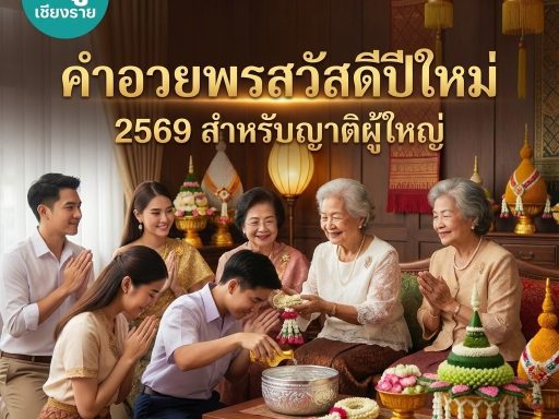 คำอวยพรสวัสดีปีใหม่ 2569 สำหรับญาติผู้ใหญ่