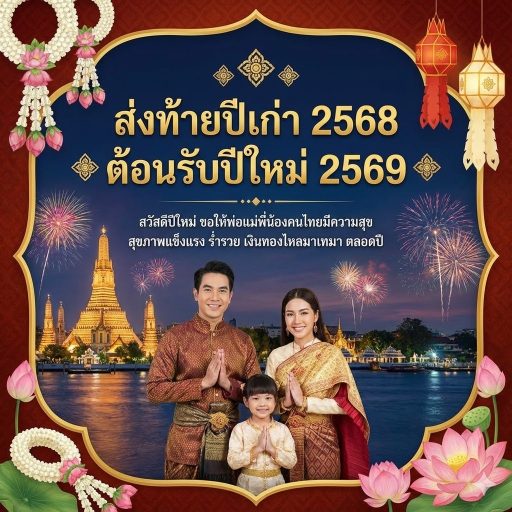 แจกรูปภาพส่งท้ายปีเก่า 2568 ต้อนรับปีใหม่ 2568