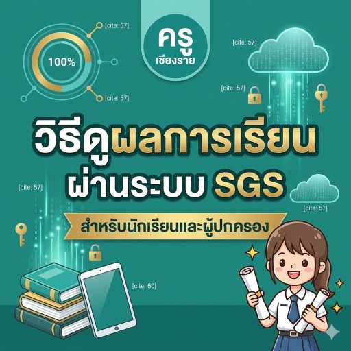 วิธีดูผลการเรียนผ่านระบบ SGS สำหรับนักเรียนและผู้ปกครอง