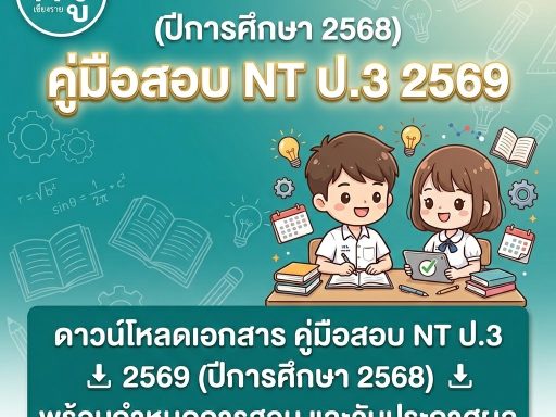คู่มือสอบ NT ป.3 ปีการศึกษา 2568 Archives - ครูเชียงราย