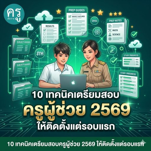 เตรียมตัวสอบสัมภาษณ์ครูผู้ช่วย ภาค ค 2569 ครบทุกองค์ประกอบ พิชิตคะแนนผ่านได้จริง