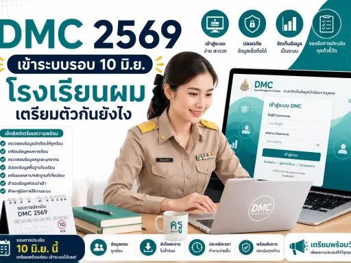 DMC 2569 เข้าระบบรอบ 10 มิ.ย. โรงเรียนผมเตรียมตัวกันยังไง