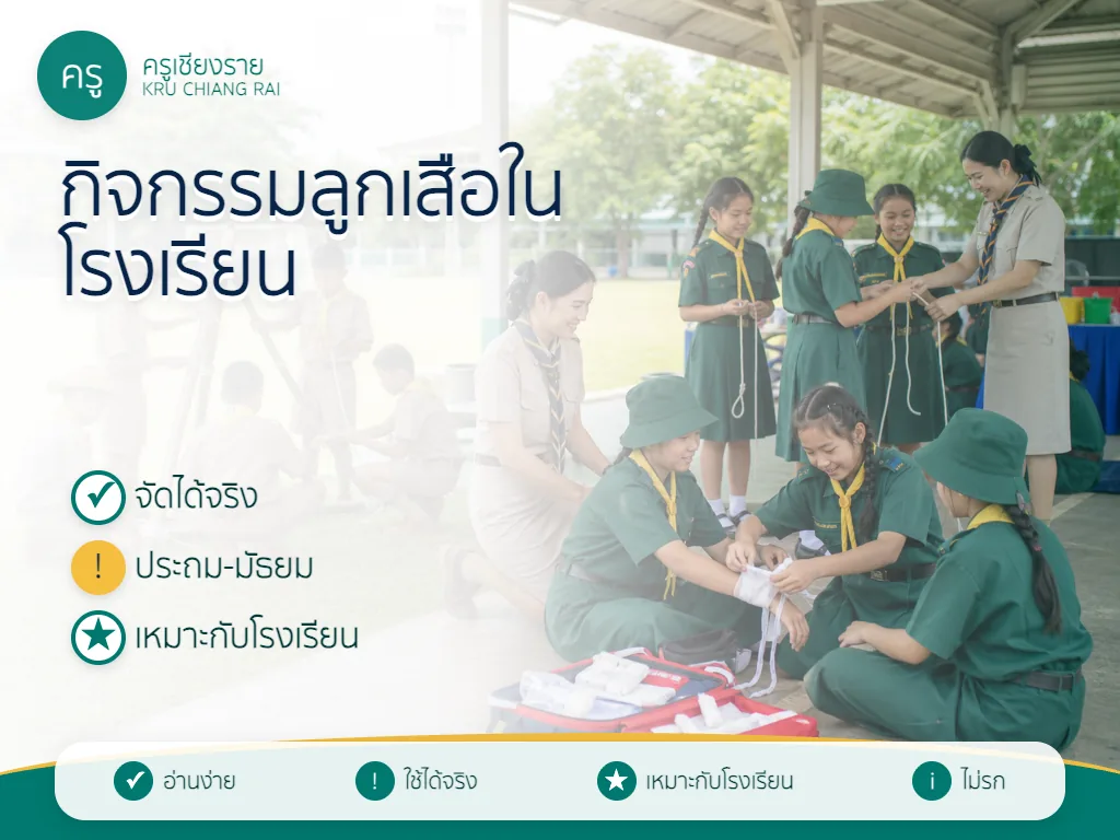 กิจกรรมลูกเสือในโรงเรียน