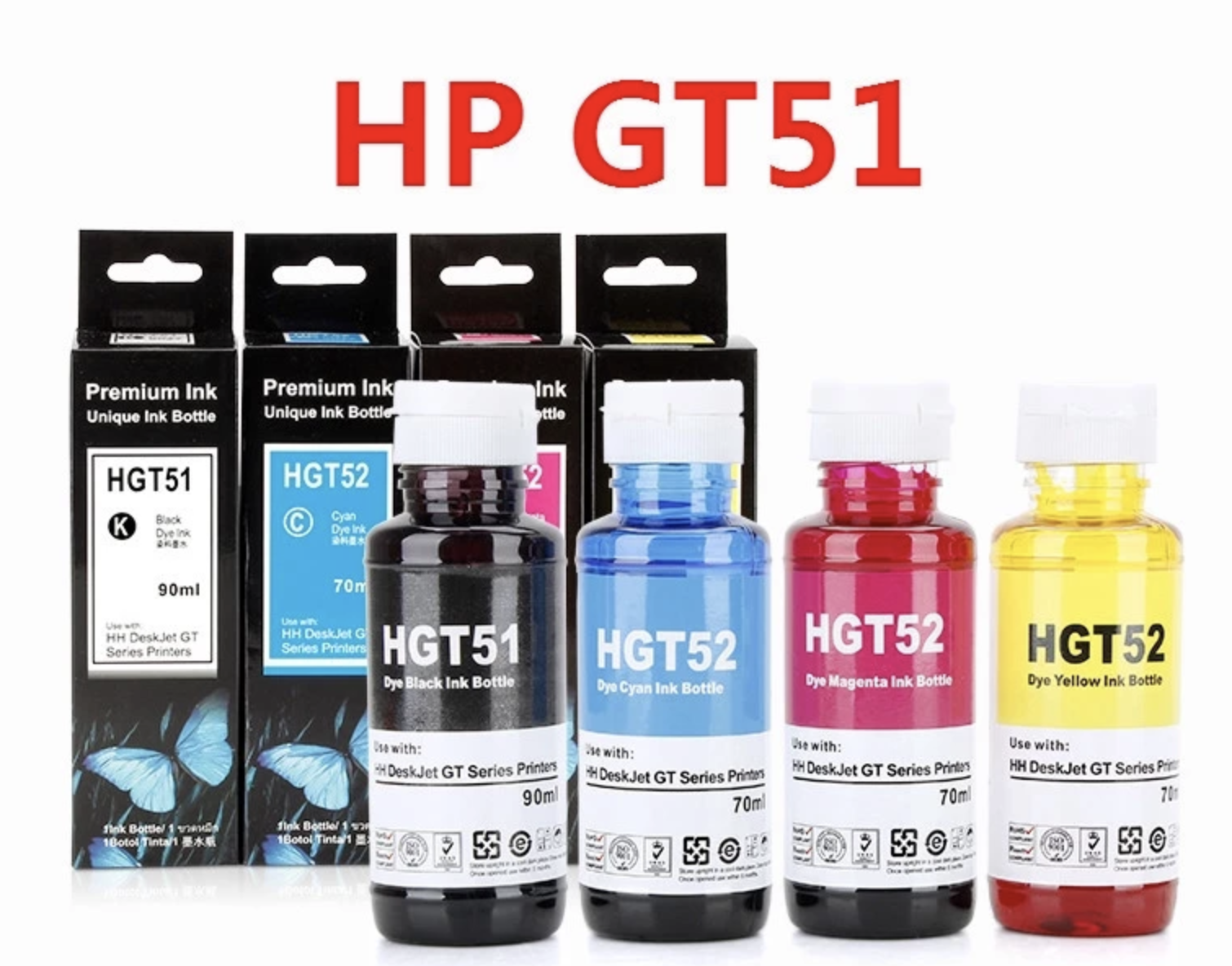 HP GT51 หมึกเติม