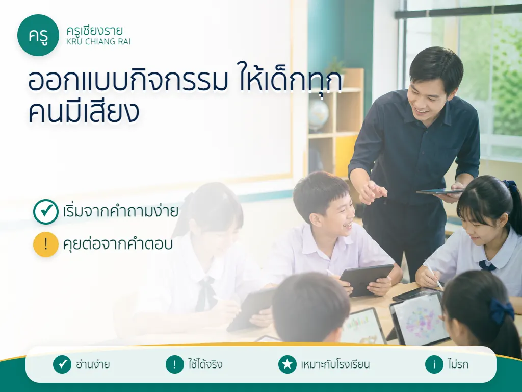 แนวทางใช้ Curipod สไลด์โต้ตอบ ในห้องเรียนอย่างเหมาะสม
