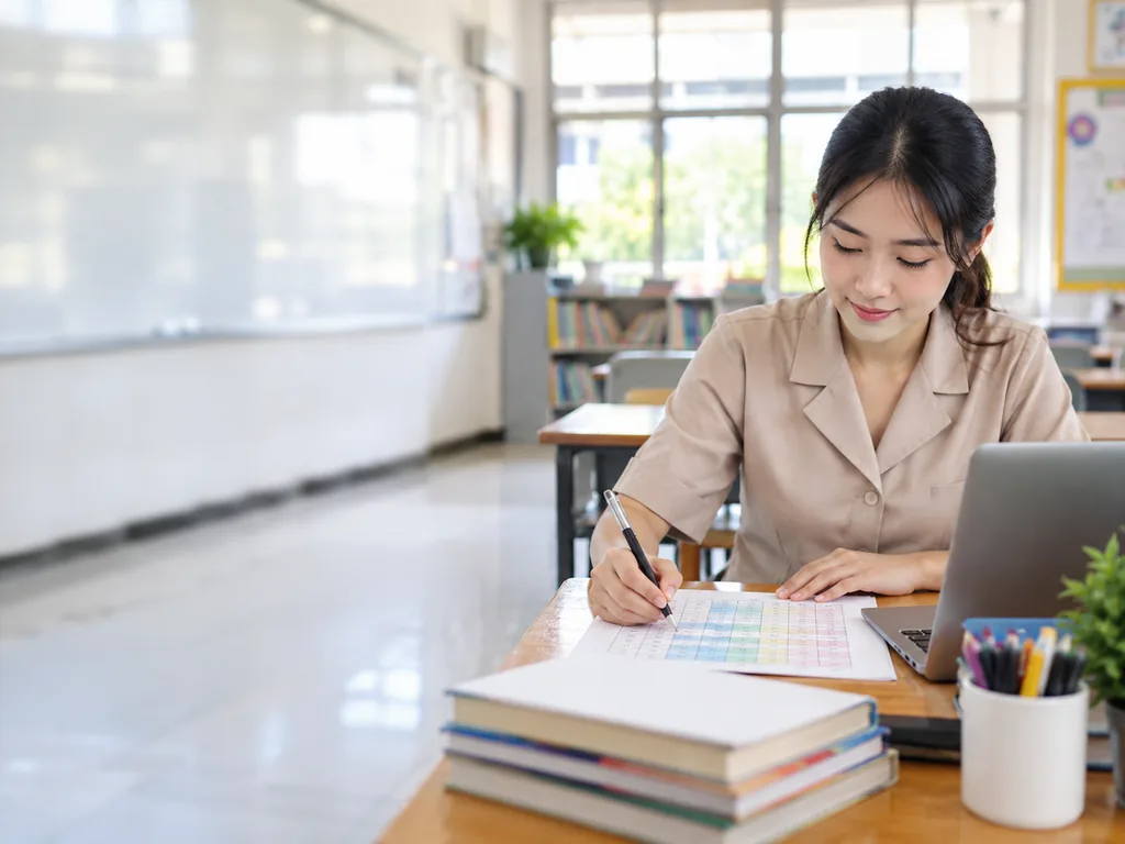 แจกตัวอย่าง Rubric 4 ระดับ พร้อมเกณฑ์ประเมินงานเขียน โครงงาน และการนำเสนอ ภาพประกอบ