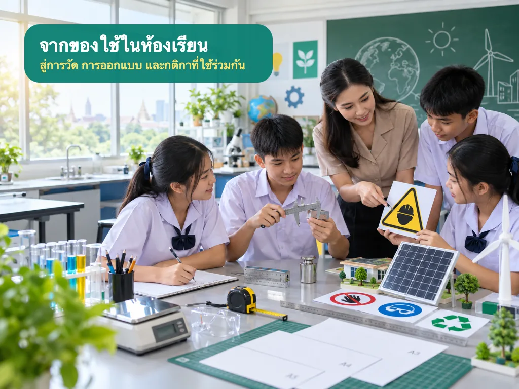 กิจกรรมวันมาตรฐานโลกในโรงเรียนเกี่ยวกับความปลอดภัยและการออกแบบ